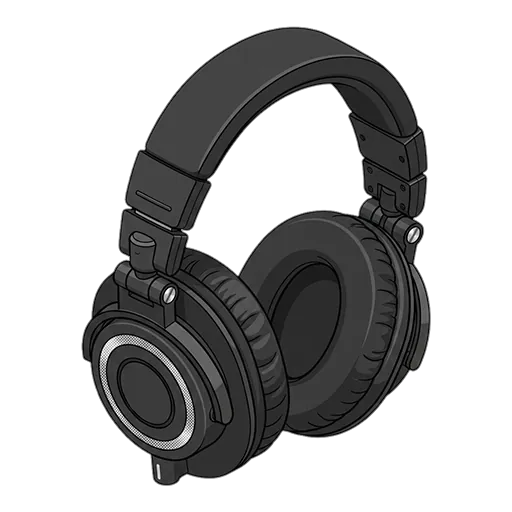 오디오테크니카 ATH-M50 (오리지널) 픽셀아트