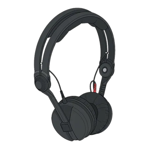 Sennheiser ゼンハイザー HD 25のピクセルアート