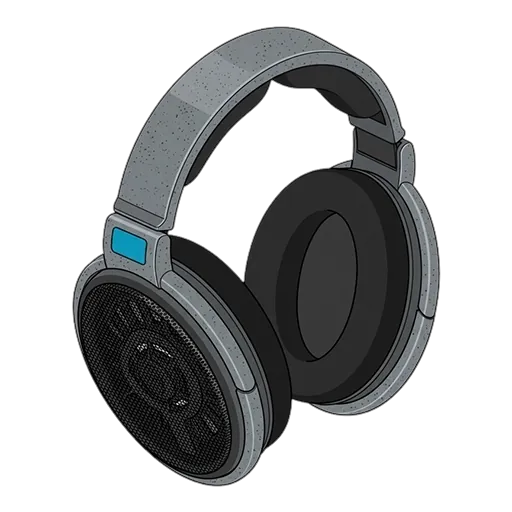 Sennheiser ゼンハイザー HD 600のピクセルアート