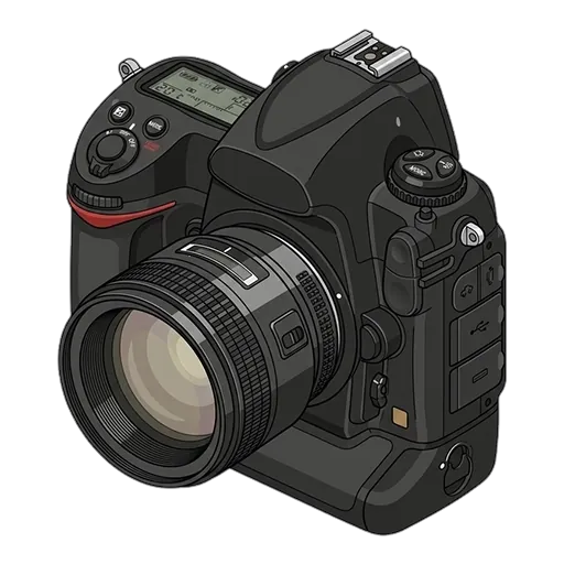 ニコン D3のピクセルアート
