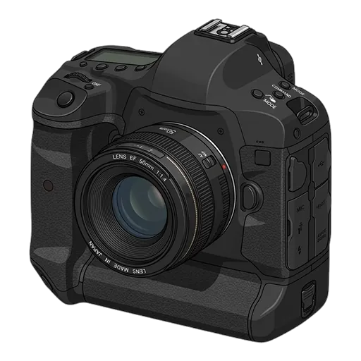 キヤノン EOS-1D Xのピクセルアート