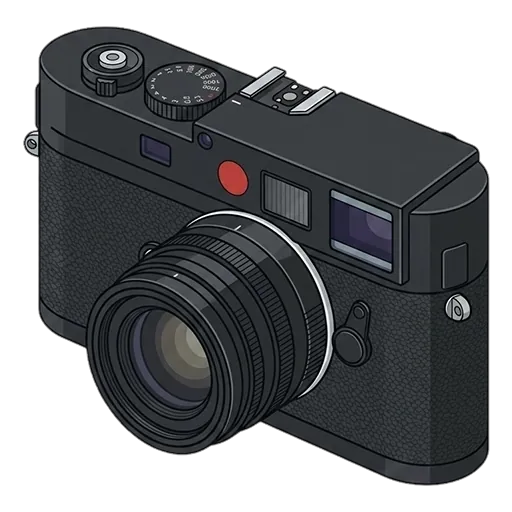 Leica M9 pixel art
