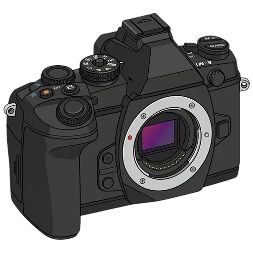 オリンパス OM-D E-M1のピクセルアート