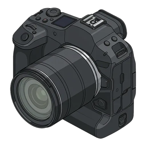 キヤノン EOS R1のピクセルアート