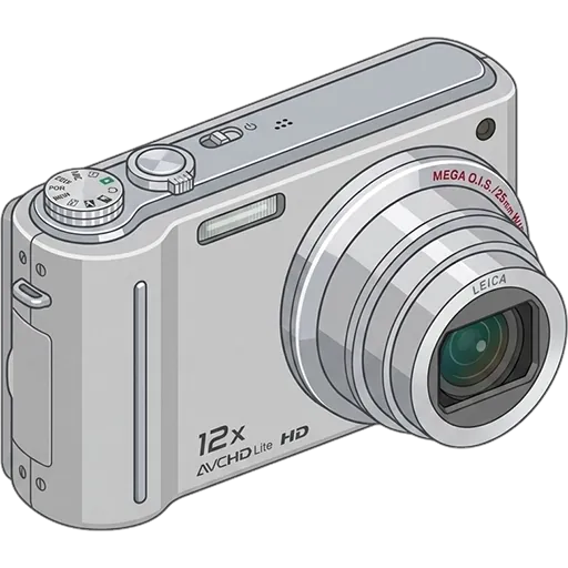 パナソニック LUMIX TZ7のピクセルアート