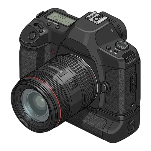キヤノン EOS-1のピクセルアート