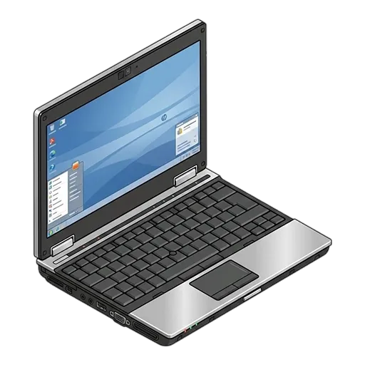 HP EliteBookのピクセルアート
