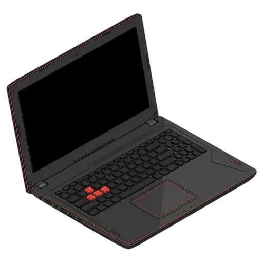 ASUS ROG Strix GL502 pixel art