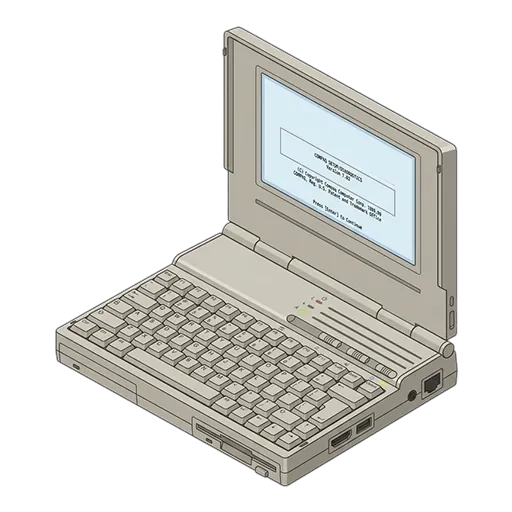 Compaq LTEのピクセルアート