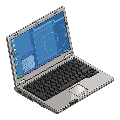 Dell Latitude X1 pixel art
