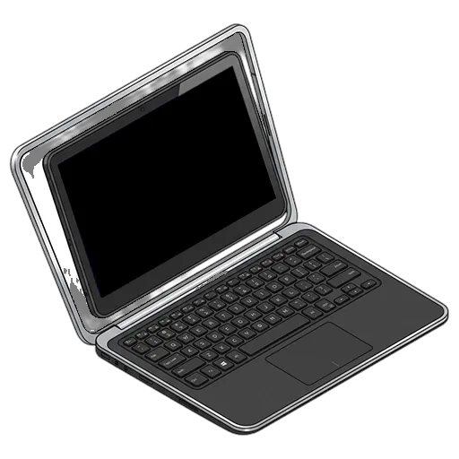 Dell XPS 12 (9Q23) pixel art