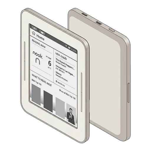 Barnes & Noble Nook GlowLightのピクセルアート