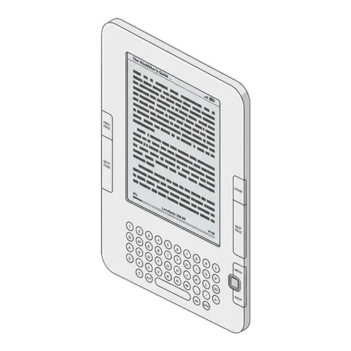Amazon アマゾン Kindle 2（第2世代）のピクセルアート