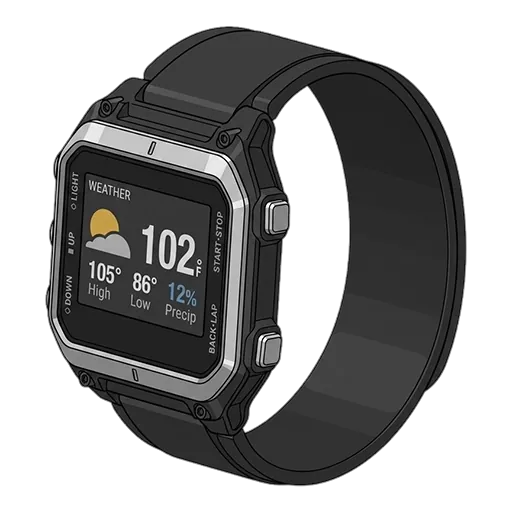 Garmin Epix pixel art
