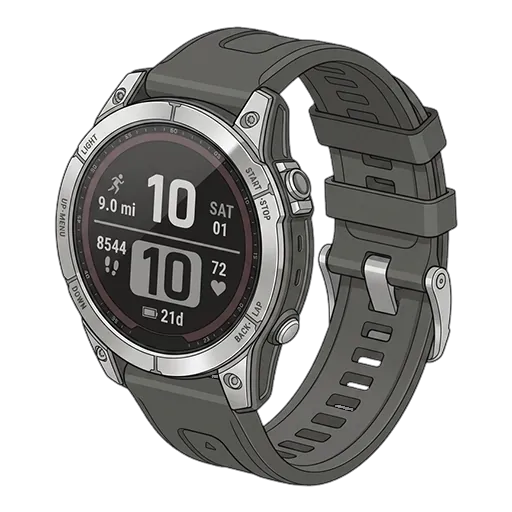 Garmin ガーミン fēnix 7のピクセルアート