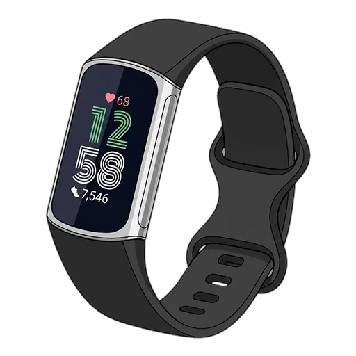 Fitbit フィットビット Charge 6のピクセルアート