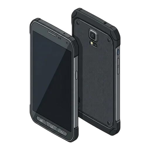 Samsung Galaxy S5 Active pixel art
