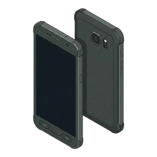Samsung Galaxy S7 Active pixel art