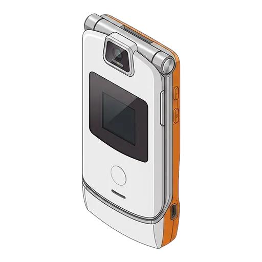 Motorola RAZR V3x pixel art