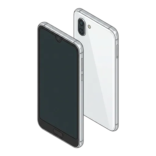 Sharp Aquos R2 pixel art