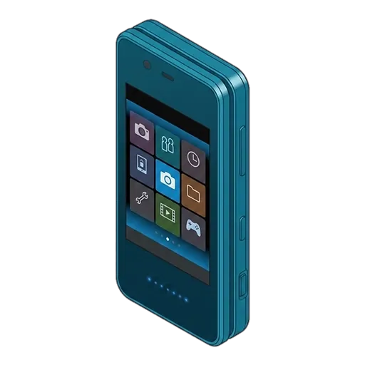 Sharp SoftBank 921SH Aquos Keitai pixel art
