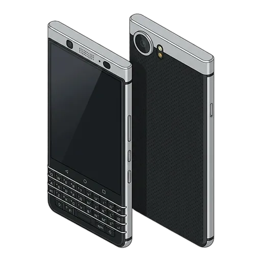 BlackBerry KEYone pixel art