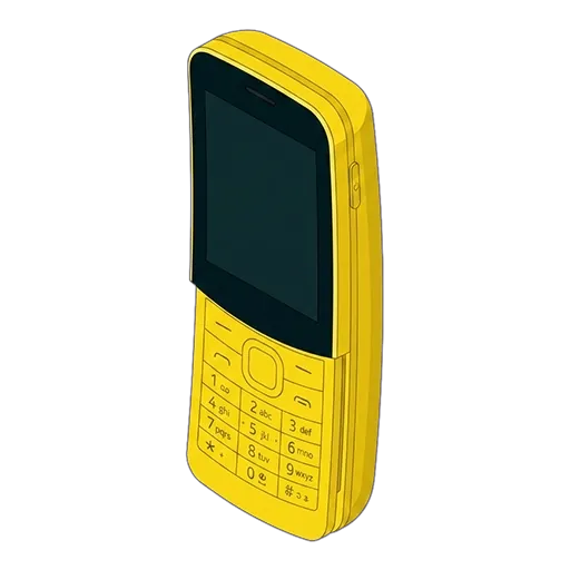 Nokia 8110 4G pixel art