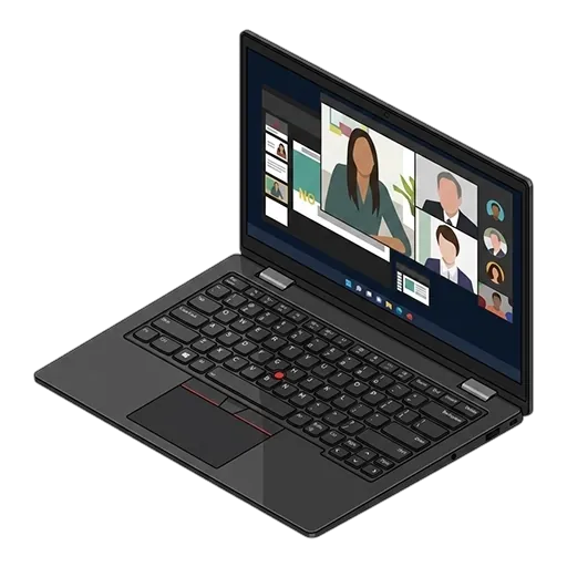 Lenovo レノボ ThinkPad X1 Carbon（第10世代）のピクセルアート