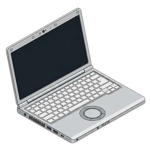 Panasonic Let's note SV1 pixel art