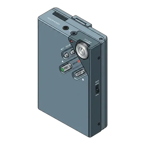 ソニー ウォークマン WM-2のピクセルアート
