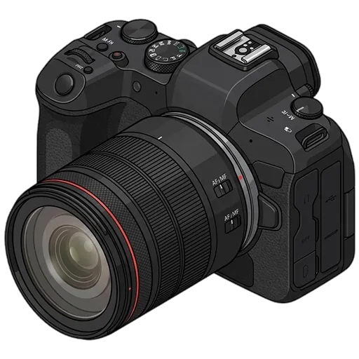 캐논 EOS R6 마크 II 픽셀아트