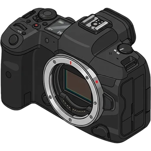 キヤノン EOS R5 Mark IIのピクセルアート