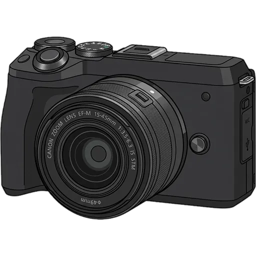 캐논 EOS M6 마크 II 픽셀아트