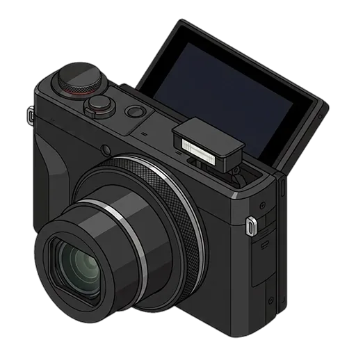 캐논 파워샷 G7 X 마크 III 픽셀아트