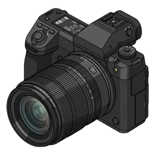 후지필름 GFX 100 II 픽셀아트