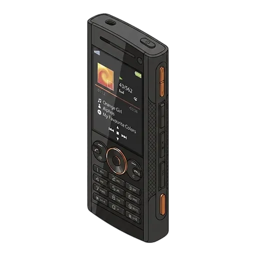Sony Ericsson W902 pixel art