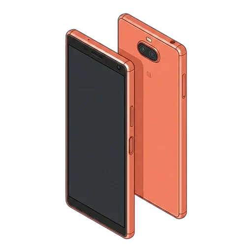 Sony Xperia 8 pixel art