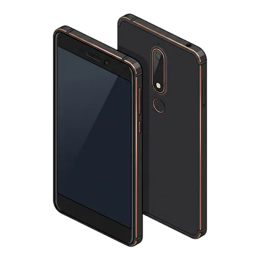 Nokia 6.1 pixel art