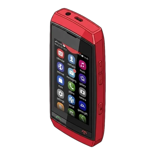Nokia Asha 305 pixel art