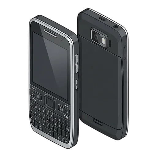 Nokia E55 pixel art
