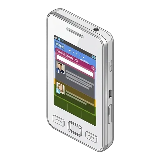 Samsung Star II pixel art