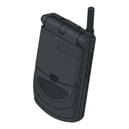 Motorola StarTAC 130 pixel art