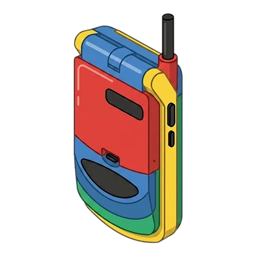 Motorola StarTAC Rainbow pixel art