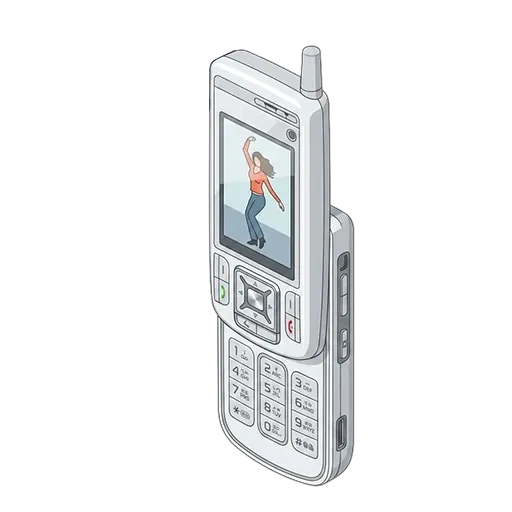 에버(KT테크) 에버 KTF-X6500 원터치 카메라 픽셀아트