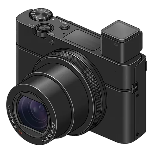 소니 사이버샷 RX100 IV 픽셀아트