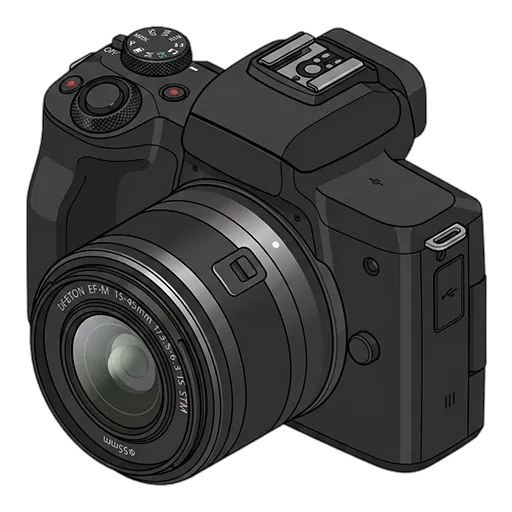 캐논 EOS M50 마크 II 픽셀아트