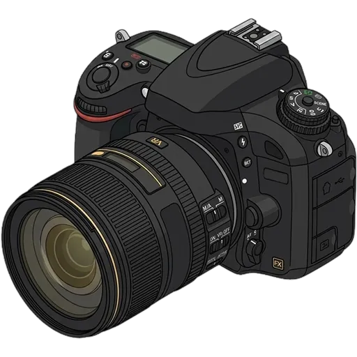 ニコン D610のピクセルアート