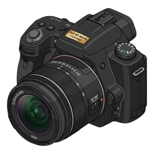 Sony α33 pixel art