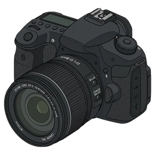 Canon EOS 60D pixel art