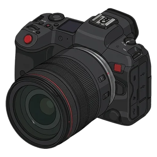 캐논 EOS R5 C 픽셀아트